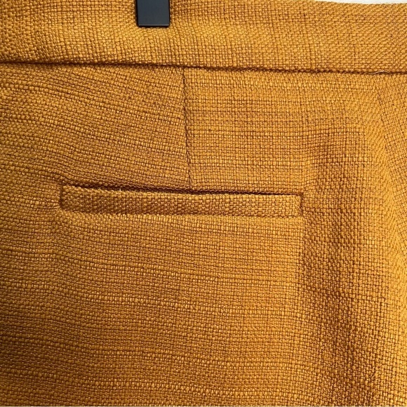 Banana Republic Tweed Burnt Orange Shorts Size 6 - Picture 3 of 6